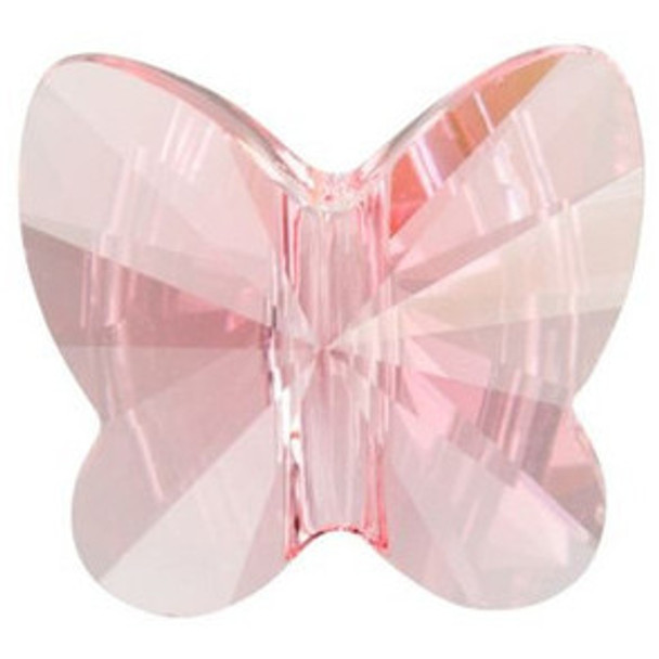 ELITE Eureka Crystal Butterfly Bead 10mm ROSE PEACH 5754