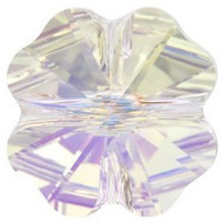 Swarovski Crystal Clover Bead 8mm CRYSTAL AB 5752
