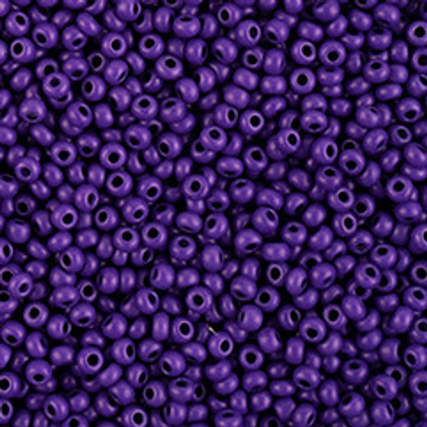 Preciosa Czech Seed Beads 11/0 TERRA INTENSIVE PURPLE MATTE