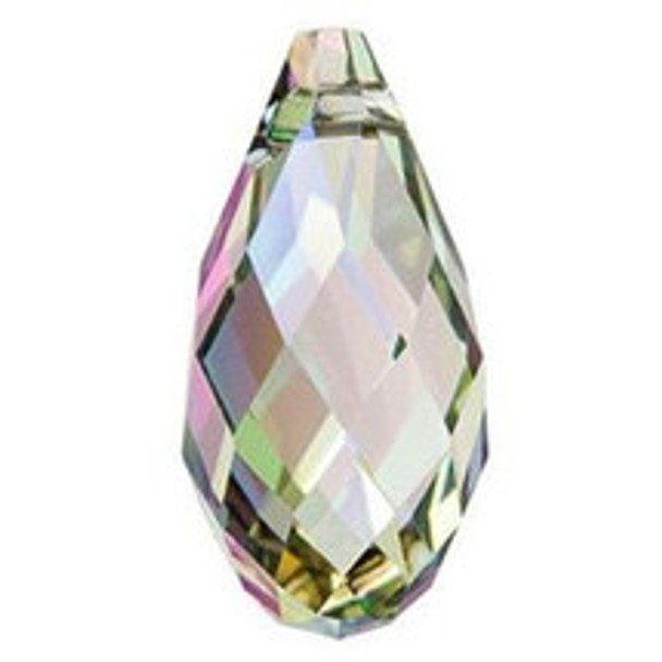 ELITE Eureka Crystal Briolette Pendant 13x6.5mm CRYSTAL PARADISE SHINE