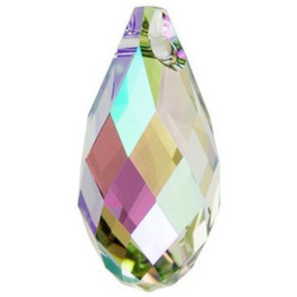 ELITE Eureka Crystal Briolette Pendant 13x6.5mm CRYSTAL PARADISE SHINE 6010