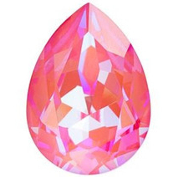 ELITE Eureka Crystal Pear Fancy Stone 18mm LOTUS PINK DELITE LacquerPRO 4320