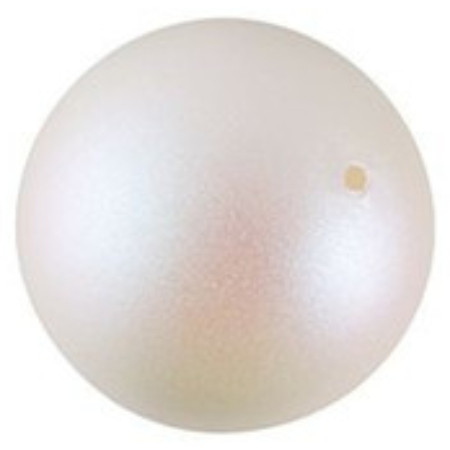 ELITE Eureka Crystal Pearl 8mm Round PEARLESCENT WHITE 5810
