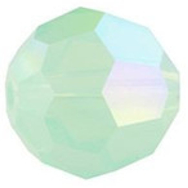 ELITE Eureka Crystal Faceted Round Bead 6mm CHRYSOLITE OPAL SHIMMER 5000