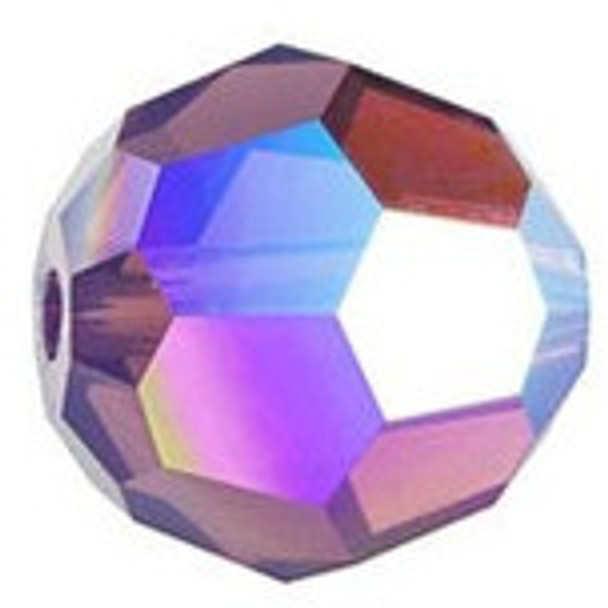 ELITE Eureka Crystal Faceted Round Bead 4mm CYCLAMEN OPAL SHIMMER 5000