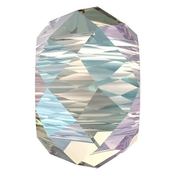 Swarovski Crystal Briolette Bead XL Hole 6mm CRYSTAL SHIMMER 2X 5042