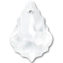 Swarovski Crystal Baroque Pendant 16mm CRYSTAL 6090