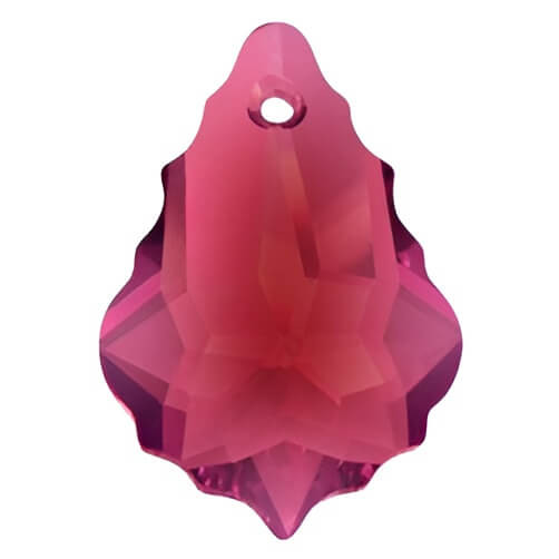 Swarovski Crystal Baroque Pendant 16mm RUBY 6090