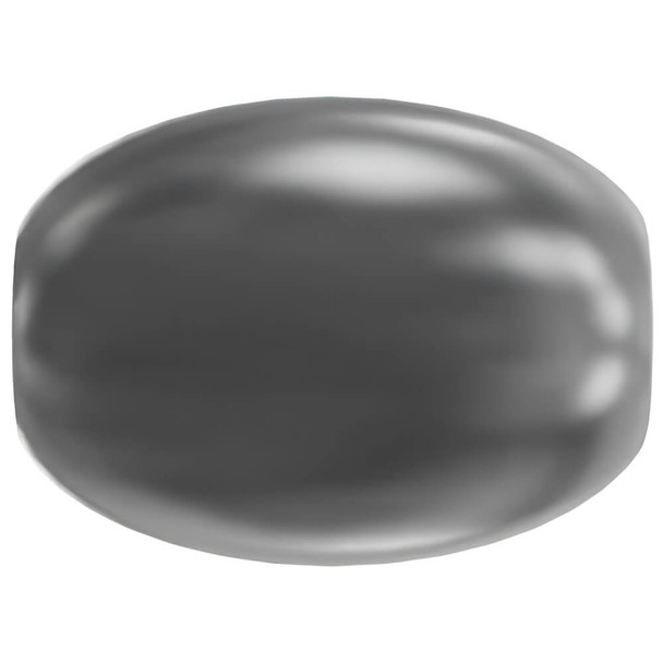 ELITE Eureka Crystal Pearl 4mm Rice Shaped DARK GREY 5824