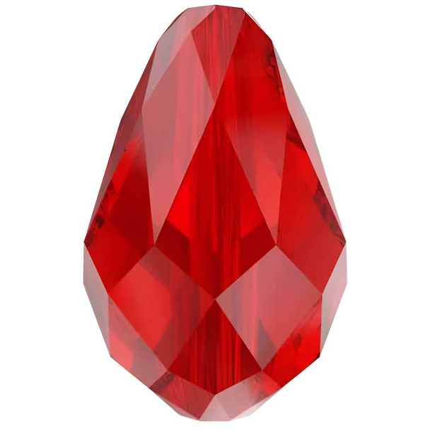Swarovski Crystal Teardrop Bead 9x6mm LIGHT SIAM 5500