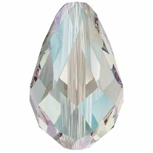 Swarovski Crystal Teardrop Bead 9x6mm CRYSTAL SHIMMER 2X 5500