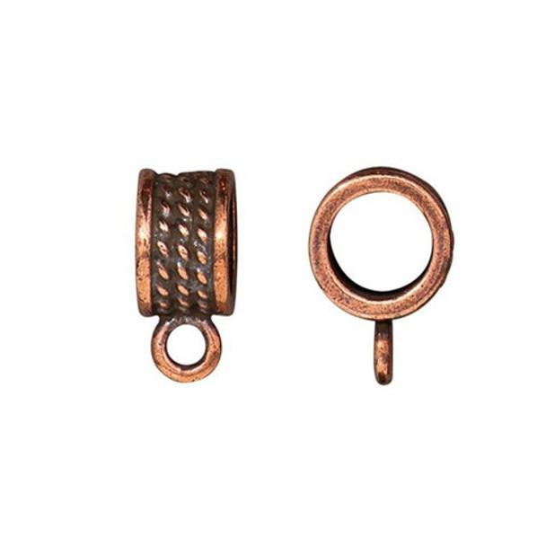 TierraCast BAIL-Rope-Antiqued Copper Plated