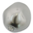 Swarovski Crystal Pearl 8mm Baroque Round DARK GREY 5841 2