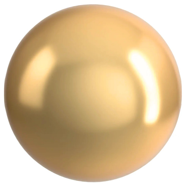 Swarovski Crystal Pearl 12mm Round GOLD 5810