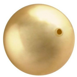 Swarovski Crystal Pearl 12mm Round BRIGHT GOLD 5810
