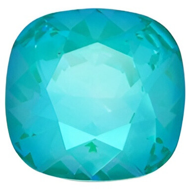 Swarovski Crystal Cushion Fancy Stone 10mm CRYSTAL LAGUNA DELITE LacquerPRO 4470