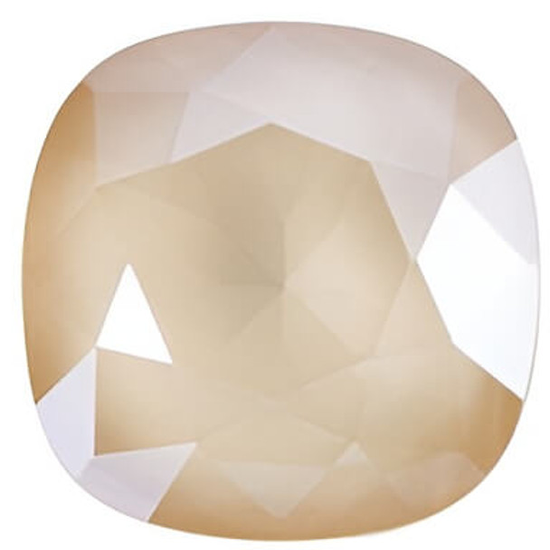 ELITE Eureka Crystal Cushion Fancy Stone 10mm CRYSTAL IVORY CREAM SHINY LacquerPRO 4470