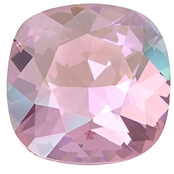 ELITE Eureka Crystal Cushion Fancy Stone 10mm LIGHT ROSE IGNITE 4470