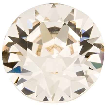 Swarovski Crystal Chaton Stone 6.1mm LIGHT SILK 1088
