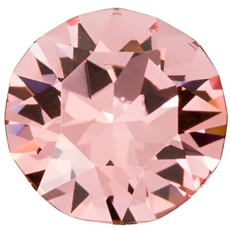 Swarovski Crystal Chaton Stone 6.1mm ROSE PEACH 1088