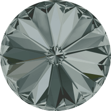 Swarovski Crystal Rivoli Stone 12mm BLACK DIAMOND 1122