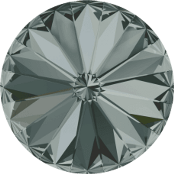 ELITE Eureka Crystal Rivoli Stone 14mm BLACK DIAMOND 1122