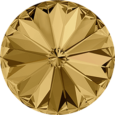 Swarovski Crystal Rivoli Stone 14mm LIGHT COLORADO TOPAZ 1122