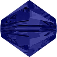 Swarovski Crystal Bicone Beads 4mm DARK INDIGO 5328