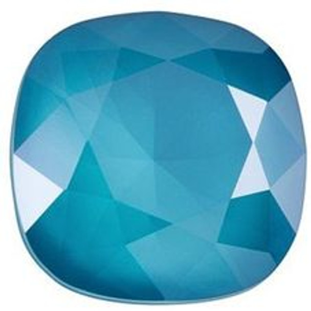 ELITE Eureka Crystal Cushion Fancy Stone 12mm CRYSTAL AZURE BLUE SHINY LacquerPRO 4470