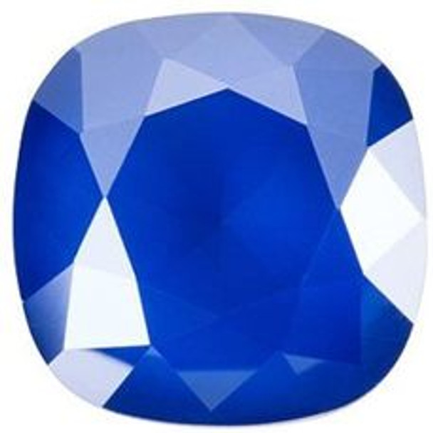 ELITE Eureka Crystal Cushion Fancy Stone 12mm CRYSTAL ROYAL BLUE SHINY LacquerPRO 4470