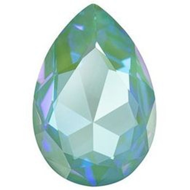 ELITE Eureka Crystal Pear Fancy Stone 30mm SILKY SAGE DELITE LacquerPRO 4327