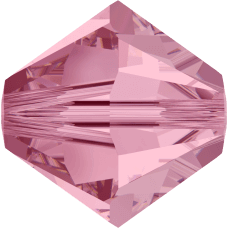 Swarovski Crystal Bicone Bead 2.5mm LIGHT ROSE 5328