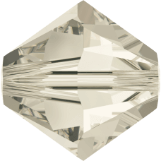 Swarovski Crystal Bicone Bead 2.5mm CRYSTAL SILVER SHADE 5328