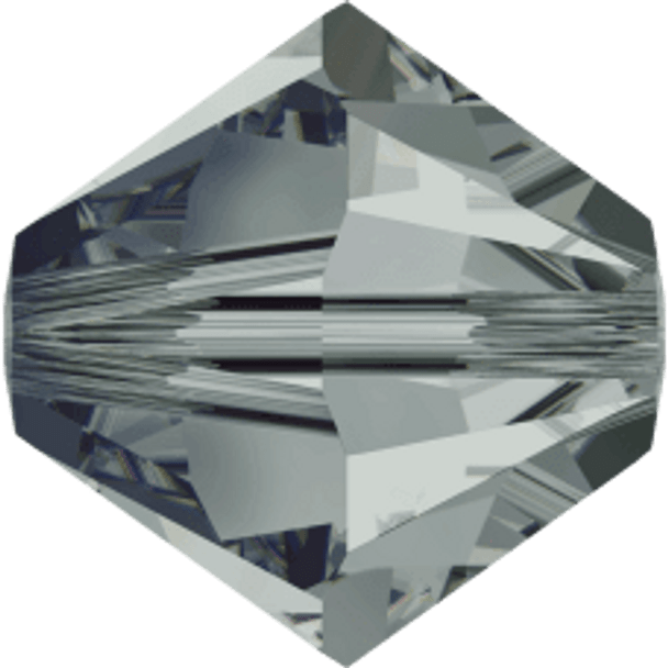 ELITE Eureka Crystal Bicone Bead 3mm BLACK DIAMOND 5328