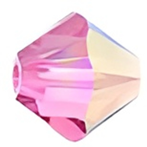 ELITE Eureka Crystal Bicone Bead 3mm ROSE AB 5328