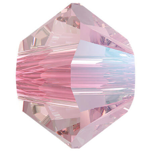 ELITE Eureka Crystal Bicone Bead 3mm ROSE SHIMMER 5328