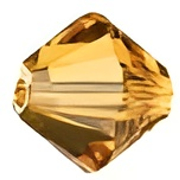 ELITE Eureka Crystal Bicone Bead 3mm TOPAZ 5328