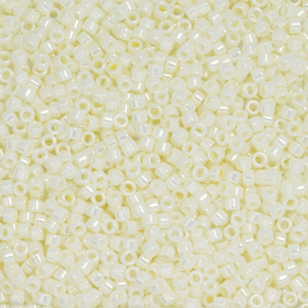 Toho AIKO 11/0 Seed Beads OPAQUE NAVAJO WHITE LUSTER