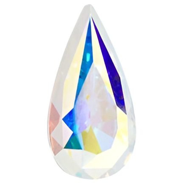 ELITE Eureka Crystal Teardrop Fancy Stone 14mm CRYSTAL AB 4322