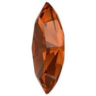 Swarovski Crystal Navette Fancy Stone 15mm SMOKED AMBER