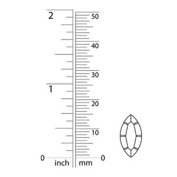 Swarovski Crystal Navette Fancy Stone 15mm
