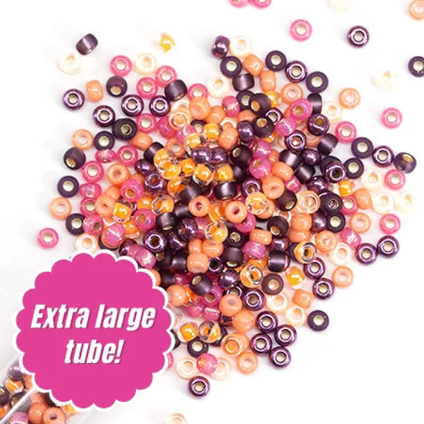 Eureka Exclusive Seed Bead Mix: Heather Sunset Size 8/0