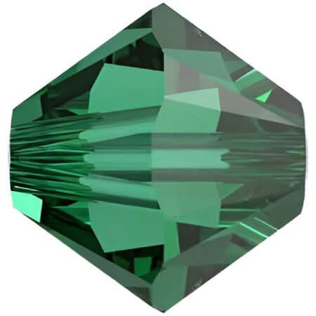 Swarovski Crystal Bicone Beads 4mm MAJESTIC GREEN 5328
