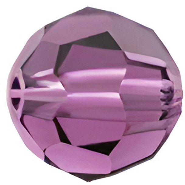 ELITE Eureka Crystal Faceted Round Beads 2mm AMETHYST 5000