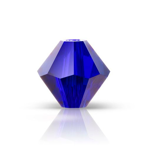COBALT BLUE 3mm Preciosa Crystal Bicones