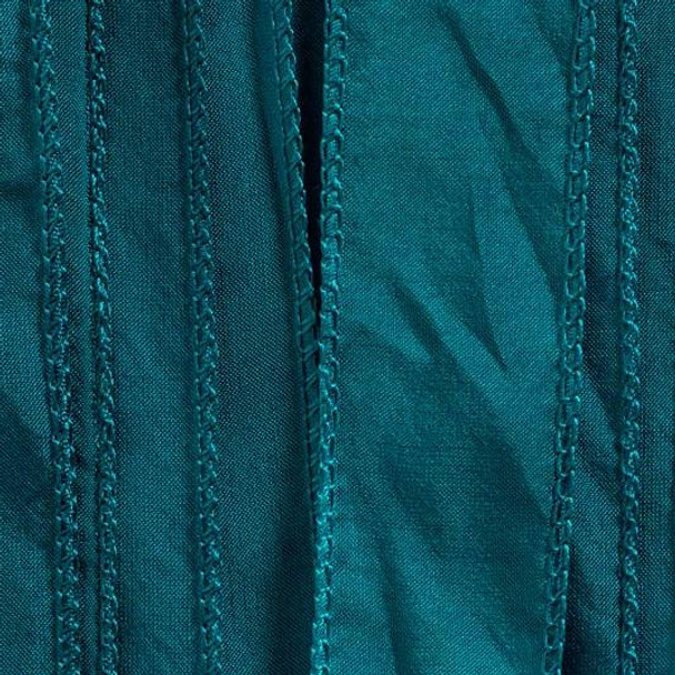 Hand-Dyed SILK RIBBON - TEAL