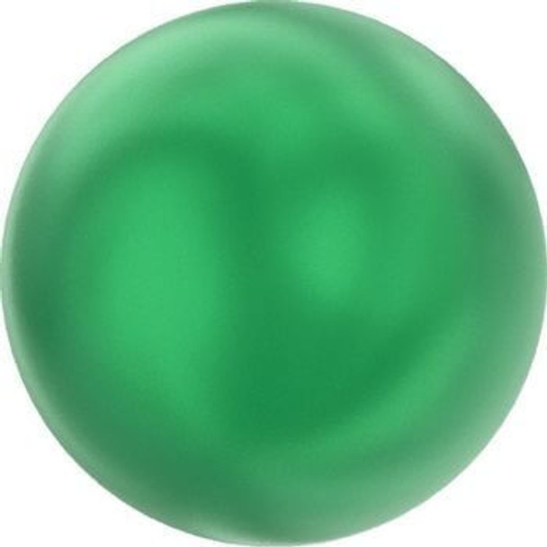 ELITE Eureka Crystal Pearls 4mm Round EDEN GREEN