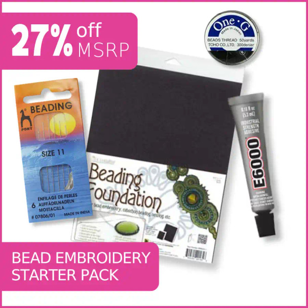 Bead Embroidery DARK Starter Bundle Pack