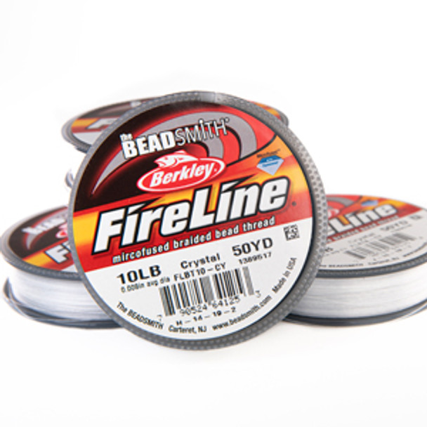 FireLine Beading Thread 10LB CRYSTAL .008" -50 Yards