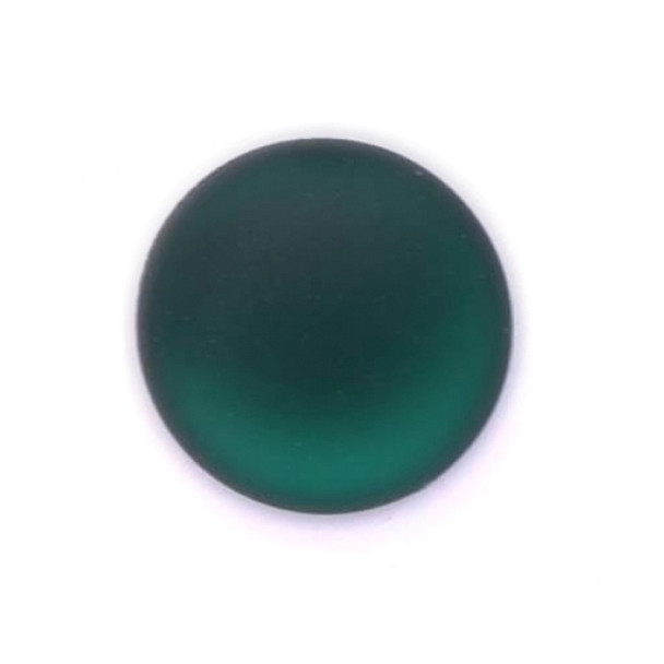 LunaSoft Lucite Cabochons Round 18mm EVERGREEN